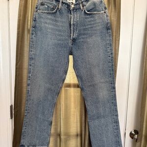 AGOLDE  Riley High Rise Straight Crop NWT
